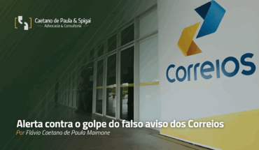 Alerta contra o golpe do falso aviso dos Correios